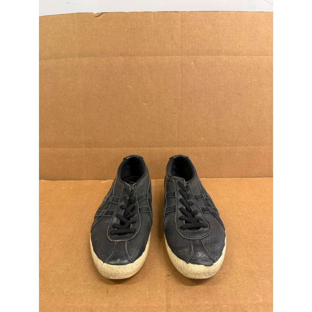 Onitsuka Tiger Mexico Delegation Leather Lace Up Sneakers Black Mens Size 7 US